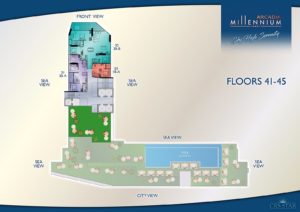Arcadia Millennium Tower - Floors 41-45