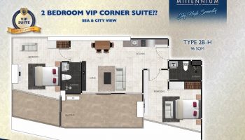 2 Bedroom VIP Corner Suite
